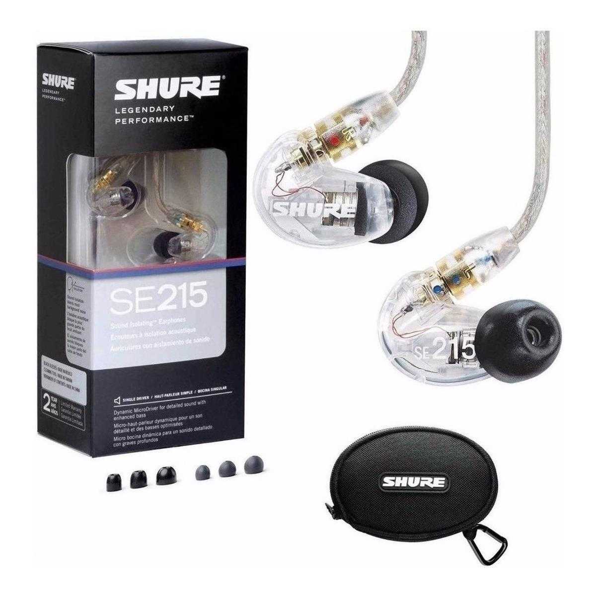 Auriculares In Ear Shure Se215 Cl Intraurales Monitoreo Vivo $235,781.00