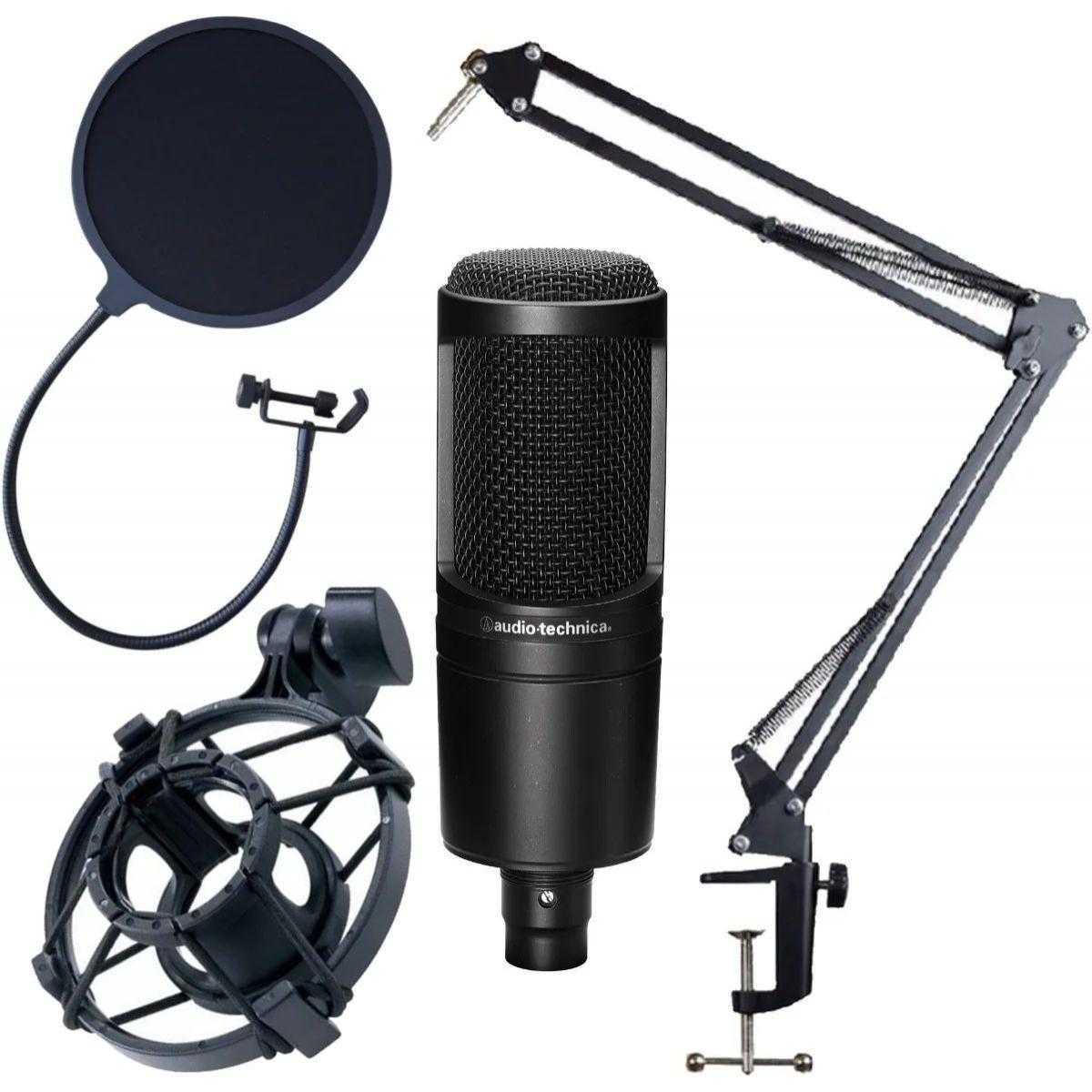 how to setup audio technica at2020