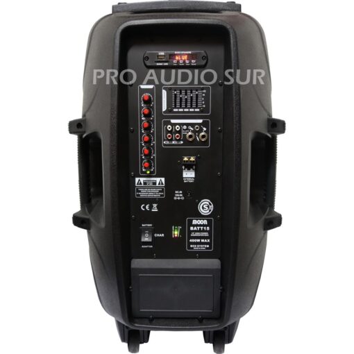 Bafle Potenciado Bateria Moon Batt15 2 Microfonos Uhf Radio 5 D 223905 MLA25076798110 092016 F