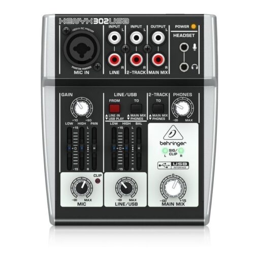 Consola Behringer Xenyx 302 Usb 2 Canales Mixer Estudio 6 D 603777 MLA31899528828 082019 F