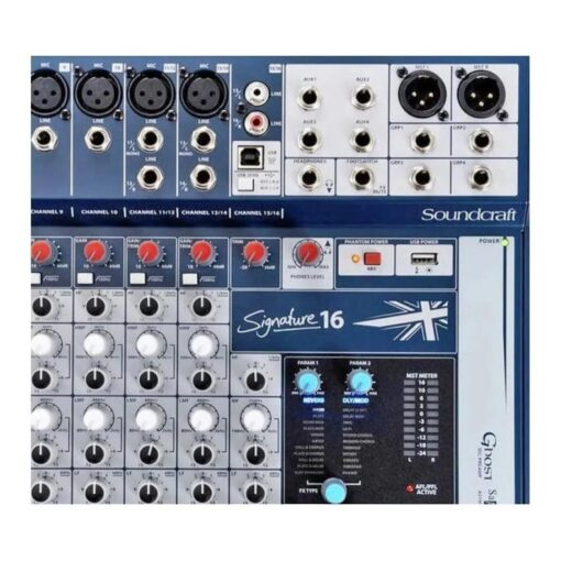 Consola Soundcraft Signature 16 Canales Mixer Usb Fx Lexicon 7 D 612999 MLA52335605395 112022 F