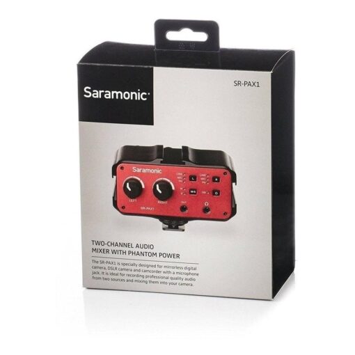 Preamplificador Saramonic Sr-pax1 2 Micrófonos Camara Dslr 7 D 629953 MLA44645573157 012021 F