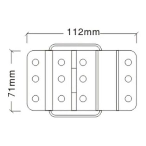 Kit Rack Anvil Herrajes Cierre Esquinero Manija Bisagra Pro 6 D 659244 MLA49213762629 022022 F