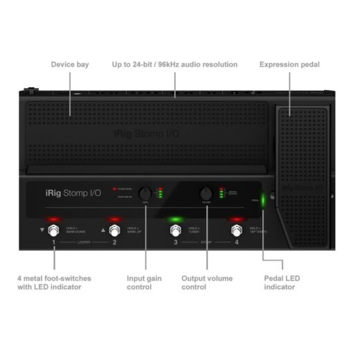 Pedalera Controlador Ik Multimedia Irig Stomp I/o Usb Midi 6 D 671246 MLA40535970550 012020 F