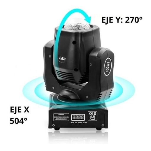 Cabezal Móvil Big Dipper Lm001 Haz Divergente Rgbw 15w Dmx 5 D 673433 MLA54945142600 042023 F
