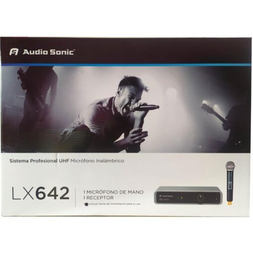 Microfono Inalambrico Audiosonic Lx642 Mano Uhf Profesional 6 D 674476 MLA51165660688 082022 F