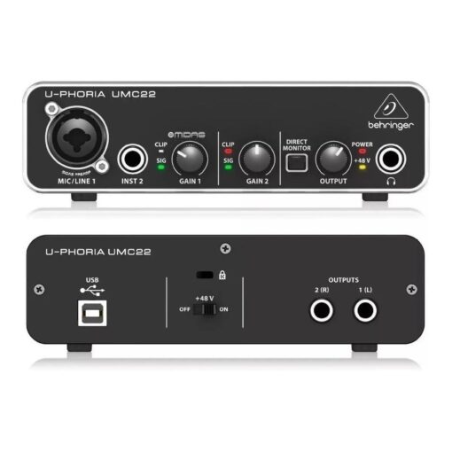 Kit Grabación Behringer Umc22 Microfono C3 Brazo Antipop 6 D 693865 MLA44892195675 022021 F