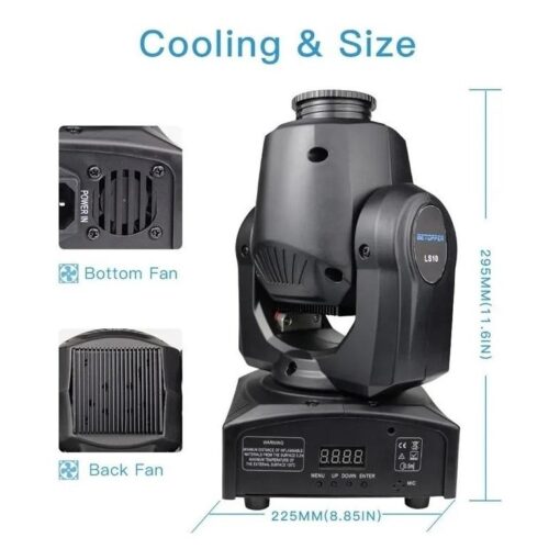 Cabezal Movil Led Big Dipper Ls10 Watts Spot Gobos 7 D 715887 MLA45394433796 032021 F