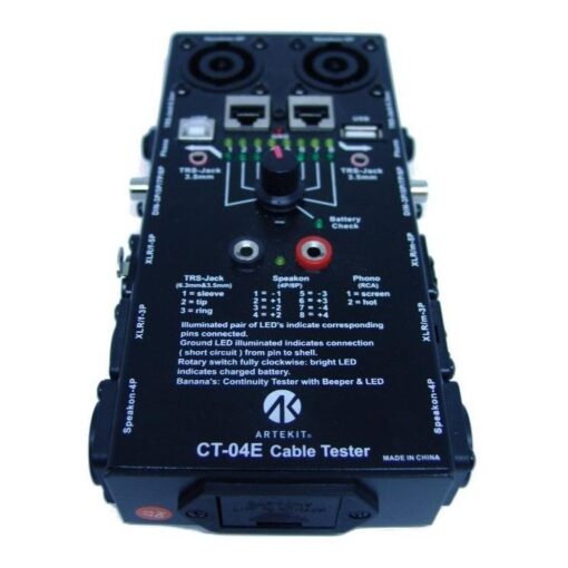 Tester De Cables Audio Probador Rj45 Usb Xlr Speakon Plug 7 D 720447 MLA31118349159 062019 F