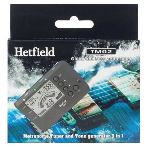 Afinador De Guitarra Hetfield Tm02 Metronomo Pantalla Cable 6 D 727927 MLA41504257021 042020 F