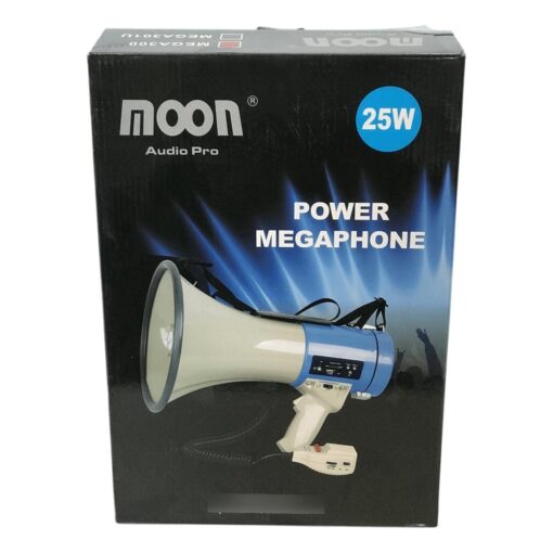 Megafono Profesional 25w Moon Mega301u 1500m Usb 7 D 749388 MLA70013337519 062023 F
