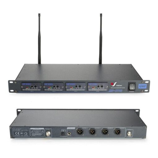 Sistema Inalambrico 4 Microfonos Venetian Md-4700 Mano Uhf 6 D 757762 MLA45061614527 032021 F