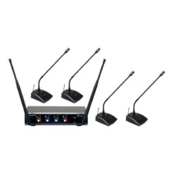 4 Microfonos Inalambricos Cuello Ganso Venetian Md-5809
