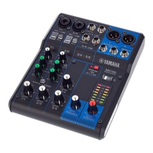 Consola Yamaha Mg06 Mixer 6 Canales Xlr Phantom Power Pro 5 D 761242 MLA49305843933 032022 F