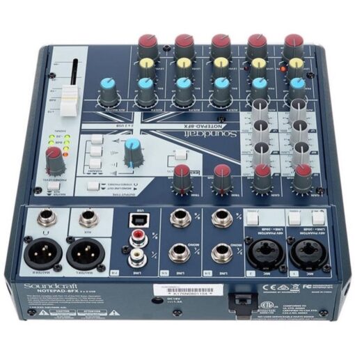 Soundcraft Notepad 8fx Consola Mixer Sonido 8 Canales Efecto 6 D 766466 MLA31598731942 072019 F