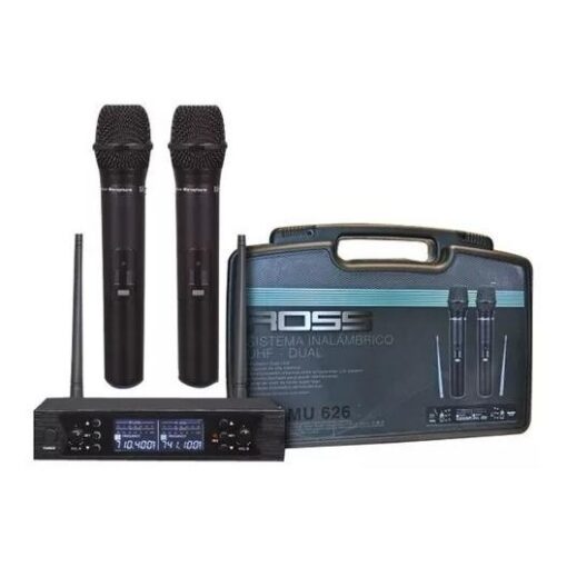 Microfono Inalambrico Ross Mu626 Uhf De Mano Doble Dinamico 5 D 785491 MLA53401384516 012023 F