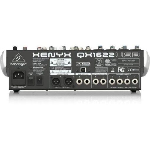 Consola Mixer Behringer Xenyx Qx1622 Usb 4 Canales Mono 4 St 5 D 786540 MLA31902807296 082019 F