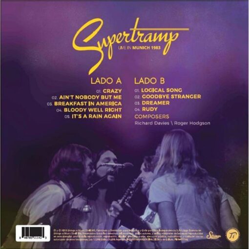 Vinilo Lp Supertramp Live In Munich 1983 Nuevo Cerrado Pop 5 D 795967 MLA43212656420 082020 F