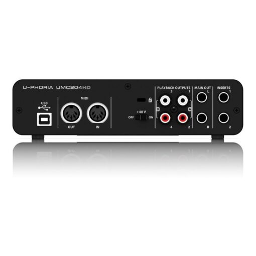 Placa De Audio Behringer Umc204h Grabacion Interfaz Usb Asio 5 D 815421 MLA32461132500 102019 F