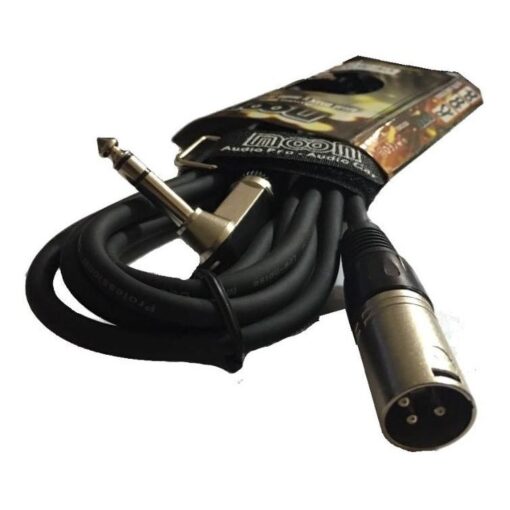 Cable De Microfono Con Ficha Canon Macho A Plug Stereo 3 Mts 5 D 824791 MLA45228250100 032021 F