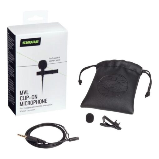 Micrófono Corbatero Shure Mvl Motiv Miniplug Omnidireccional 7 D 831050 MLA69876102271 062023 F