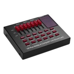 Alternative view of Placa De Audio Interfaz Acustica V8 Plus Android Streaming