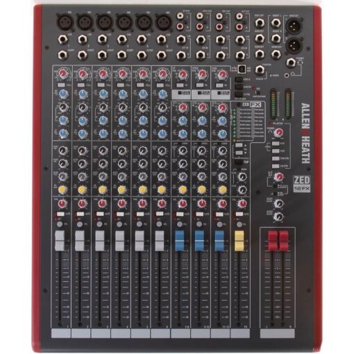 Consola Allen & Heat Zed 12fx Mixer 12 Canales Efectos Vivo 5 D 863819 MLA30782253675 052019 F