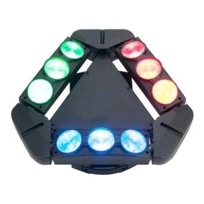 Spider Beam Triangulo Vs-2085b Venetian 9 Luces 12w Rgbw