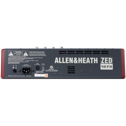 Consola Allen & Heat Zed 12fx Mixer 12 Canales Efectos Vivo 6 D 873521 MLA20783907673 062016 F