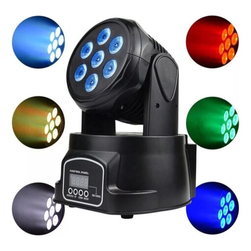 Cabezal Movil Wash Venetian Vt-m70s 4 En 1 7x8 Rgbw Dmx 3 D 887989 MLA76809092708 062024 F