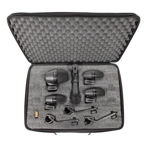 Kit Para Batería Shure Pgadrumkit5 Microfono Maletín Clamp 6 D 894377 MLA69876101419 062023 F