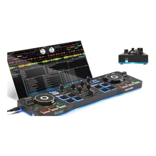 Controlador Hercules Dj Starlight Mixer Rgb Usb Crossfader 6 D 895751 MLA41711181548 052020 F