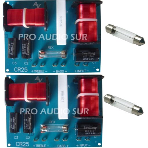 Kit 2 Divisor Frecuencia American Vox Cr25 Crossover Lampara 5 D 907036 MLA28155496072 092018 F