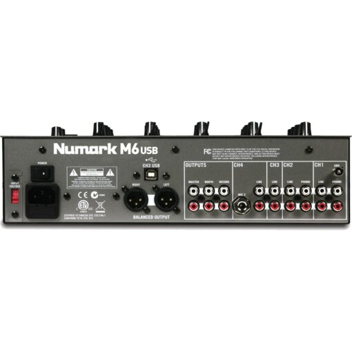 Mixer Dj Numark M6 Usb 5 Canales Consola Sonido Mezcladora 5 D 912501 MLA20331455523 062015 F