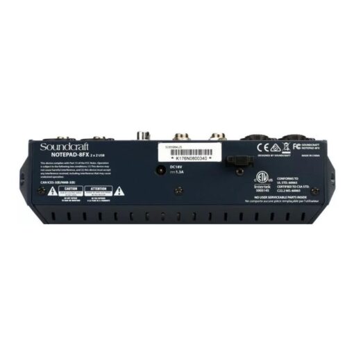 Soundcraft Notepad 8fx Consola Mixer Sonido 8 Canales Efecto 7 D 941036 MLA31598732399 072019 F