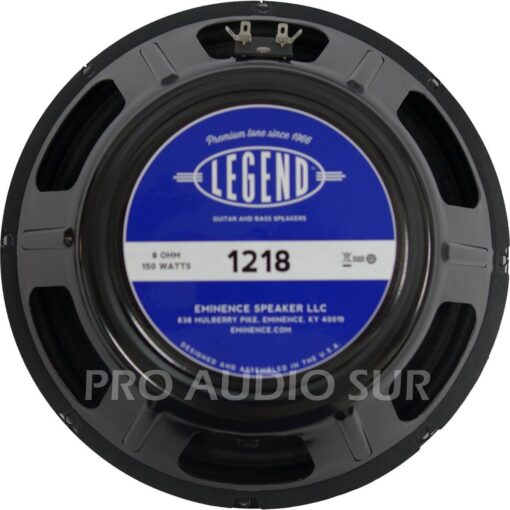Parlante Eminence Legend 1218 150watts Equipos De Guitarra 6 D 949711 MLA20645705070 032016 F