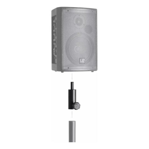 Soporte Adam Hall Sps36s16 36 A 16 Mm Adaptador Reductor 5 D 951007 MLA78822562359 082024 F