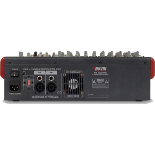 Consola Potenciada Novik Nvk 1200p Usb 300watts 12ch Mp3 Fx 6 D 988621 MLA20843496542 072016 F