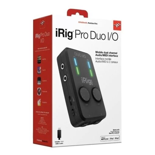 Interfaz Phantom Irig Pro Duo Midi Entrada Xlr Trs iPhone Pc 5 D 990287 MLA44223068051 122020 F