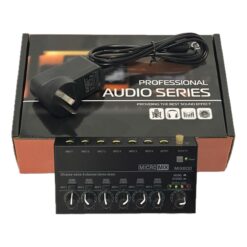 Mixer Consola 6 Canales Micro Mix Estudio Mezclador Audio Dj