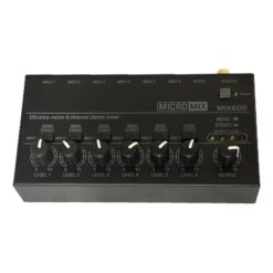 Ofertas 230 Alternative view of Mixer Consola 6 Canales Micro Mix Estudio Mezclador Audio Dj