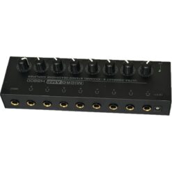 Alternative view of Amplificador De Auricular De 8 Canales Estereo Metalico 220v