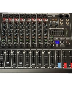Mixer Consola 8 Canales Xmax Bluetooth Efectos Usb Phanton