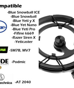 Alternative view of Brazo Antipop Shock Mount Soporte Para Blue Yety Sm7b Podmic
