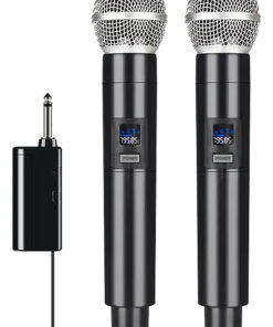 Kit 2 Micrófono Inalambrico Xmax Recargable Uhf Karaoke 50m