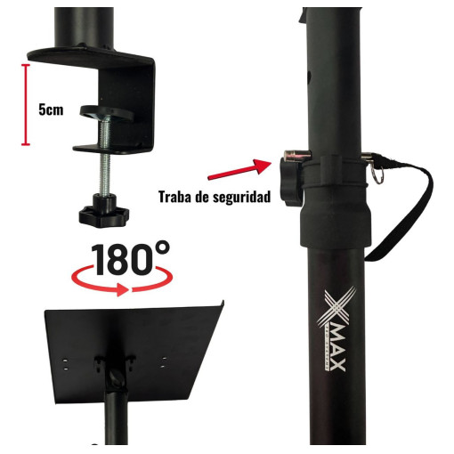 Kit 2 Soportes Xmax Para Home Theater Mesa Monitor Estudio 9 D 617785 MLA90276444490 082025 F 510x492 sqt