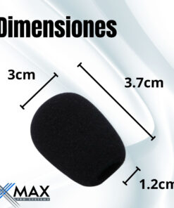 Alternative view of Filtro Para Viento Antipop Microfono Casco Intercomunicador