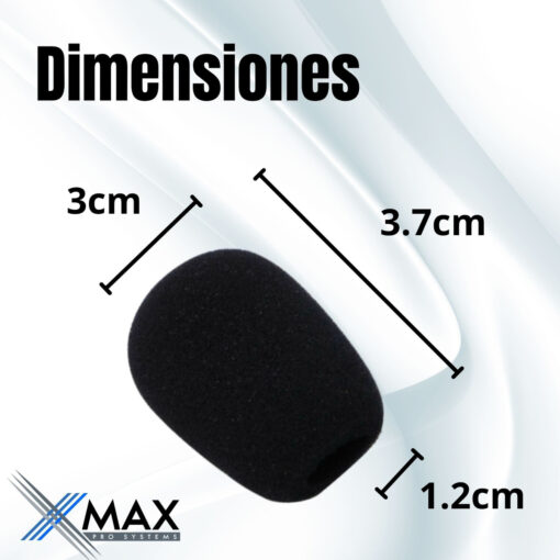 Filtro Para Viento Antipop Microfono Casco Intercomunicador 7 D 693449 MLA89118579278 082025 F