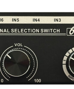 Alternative view of Selector De Audio Switch Xmax 6 Canales Stereo Consola Mix