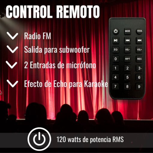 Amplificador Xmax 5.1 Subwoofer Home Theater Bluetooth Fm 10 D 706510 MLA89900450493 082025 F